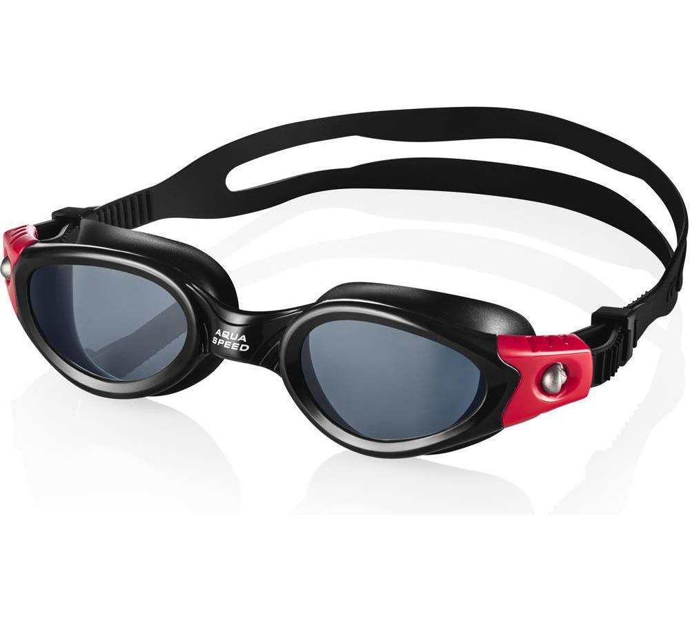 Окуляри для плавання Aqua Speed ​​PACIFIC 6140 чорний-червоний Уні OSFM 015-31 (Оригинал), фото 1