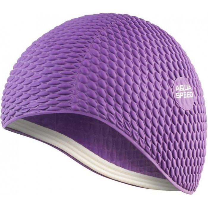 Шапка для плавання Aqua Speed BOMBASTIC JUNIOR 9882 фіолетовий Дет OSFM 290-09 (Оригінал), фото 1