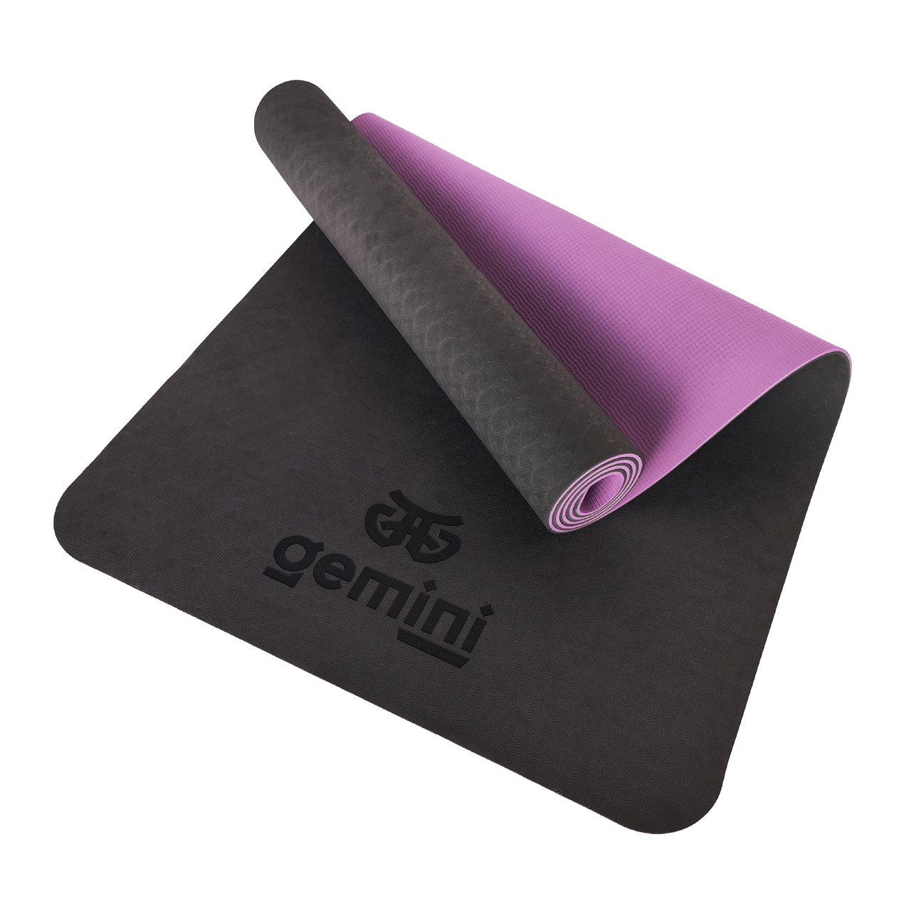 Килимок для фітнесу та йоги Gemini Sport TPE+TC 6мм GE-60013, фото 1