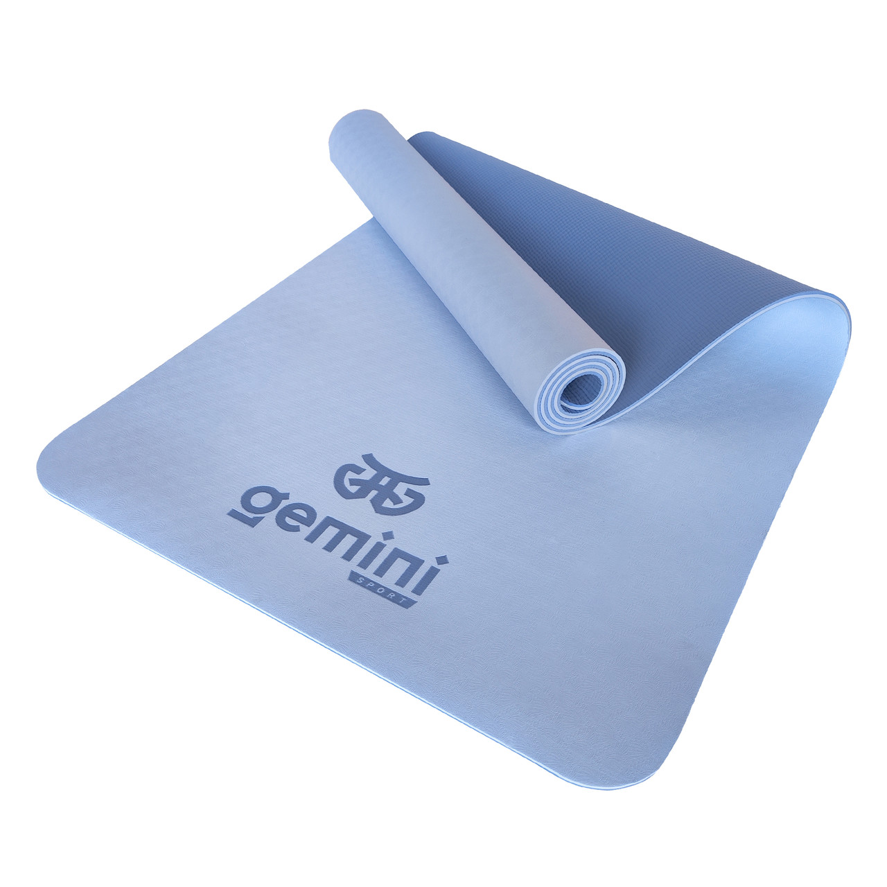 Килимок для фітнесу та йоги Gemini Sport TPE+TC 6мм GE-60002, фото 1