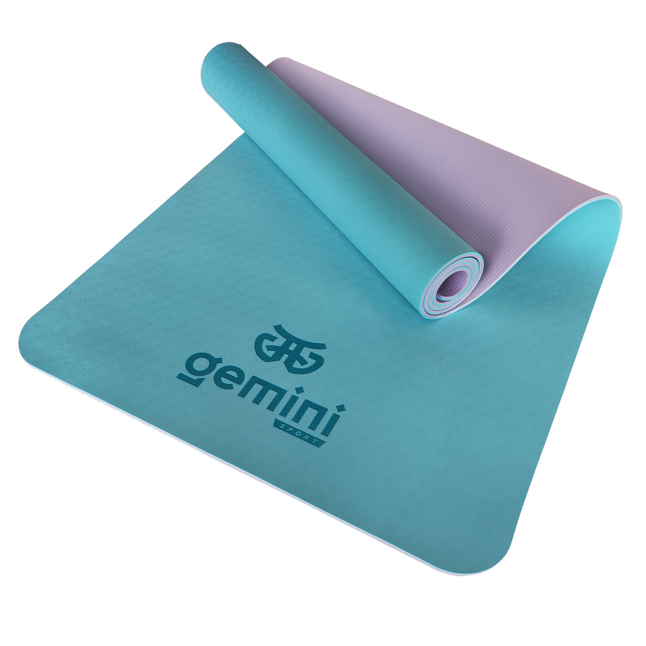 Килимок для фітнесу та йоги Gemini Sport TPE+TC 6мм GE-60015, фото 1