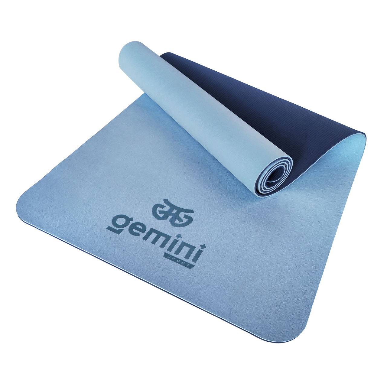 Килимок для фітнесу та йоги Gemini Sport TPE+TC 6мм GE-60004, фото 1
