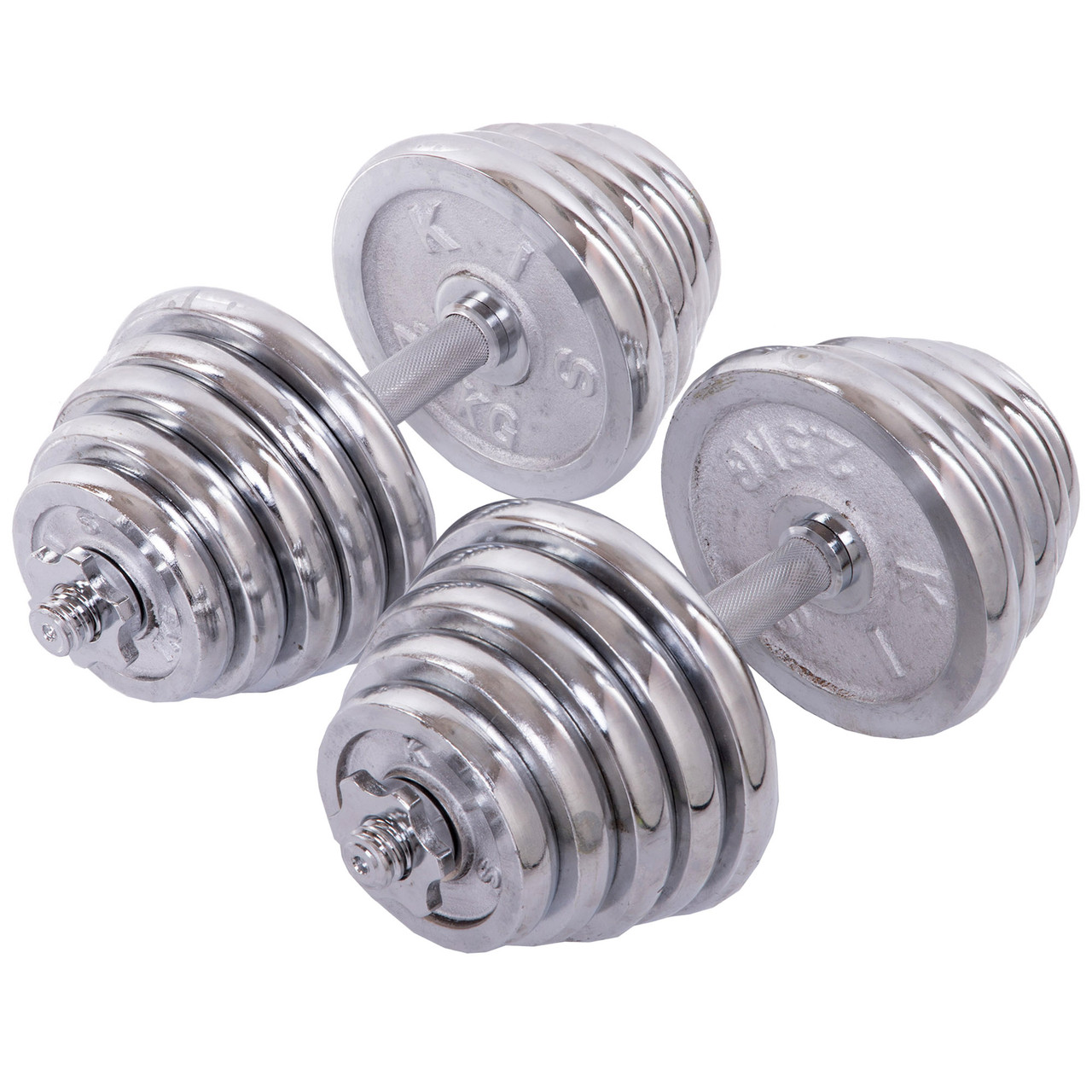 Гантелі розбірні хромовані 2шт по 20кг GA-80002-40, фото 1