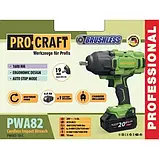 Акумуляторний гайковерт Procraft PWA82 Кейс (з 1 АКБ та ЗУ), фото 2