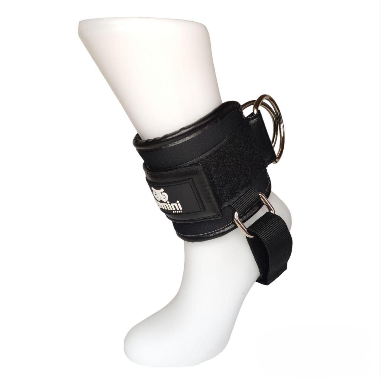 Манжети для тяги на ноги з п'ятою 2 шт. посилені, манжет для тяги на руки та ноги з ременем, фото 1