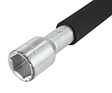 Балонний ключ з адаптером 1/2" MAR-POL M57012 ключ з головками 17 19 21 мм, фото 3