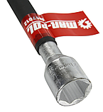 Балонний ключ з адаптером 1/2" MAR-POL M57012 ключ з головками 17 19 21 мм, фото 4