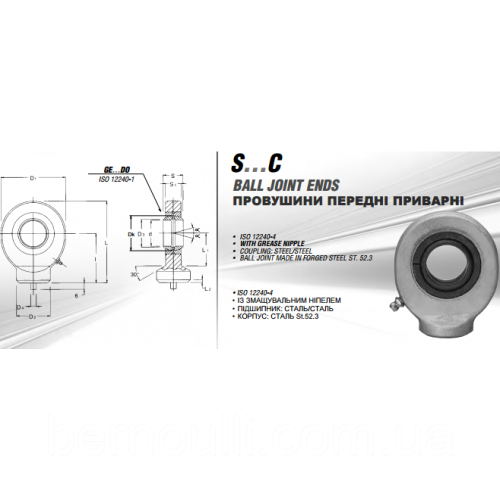 Провушина S16C (під палець ф16)