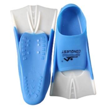 Ласти для плавання розмір 42-44 біло-блакитний, фото 1