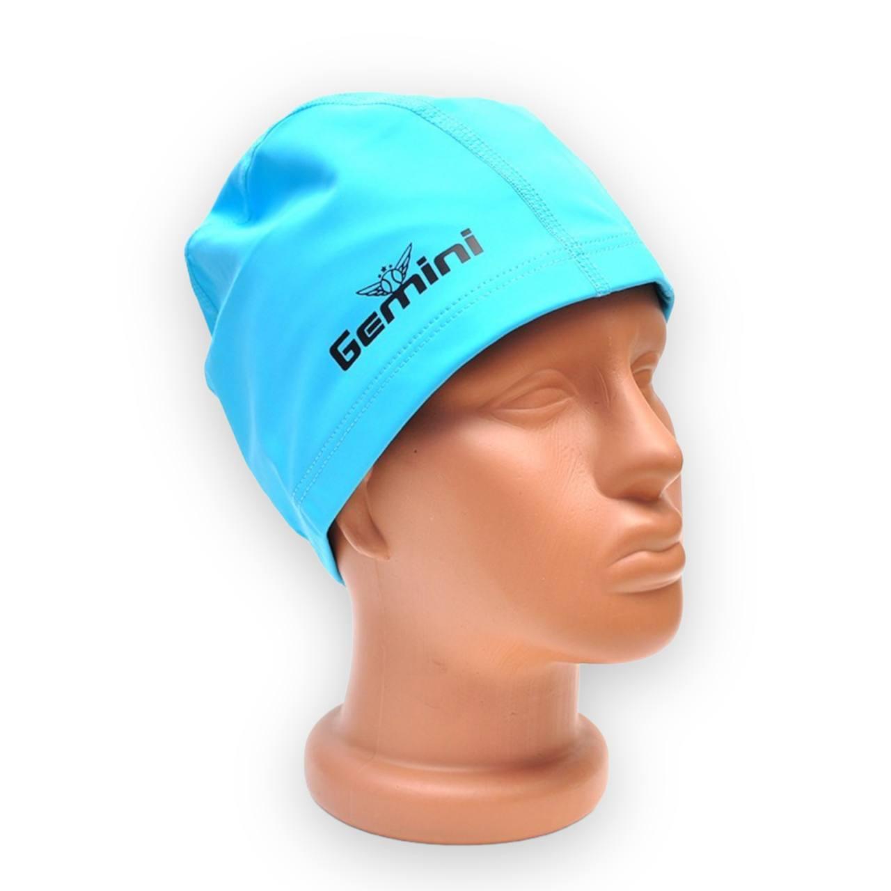 Шапочка для плавання Gemini SW-PU-01LIGHT-BLUE бірювий, фото 1