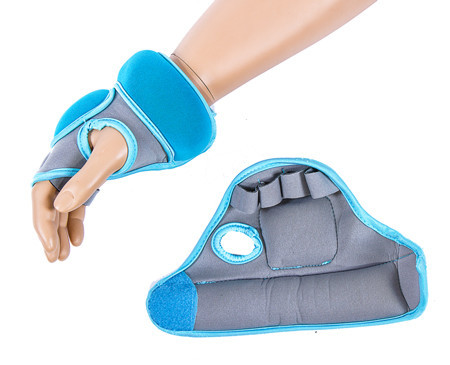 Обтяжувачі IronMaster на руку синій/сірий, фото 1