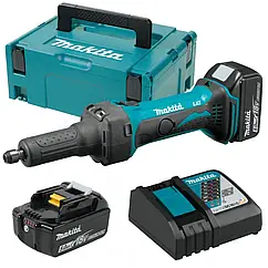 Makita DGD800RTJ Акумуляторна пряма шліфувальна машина комплект