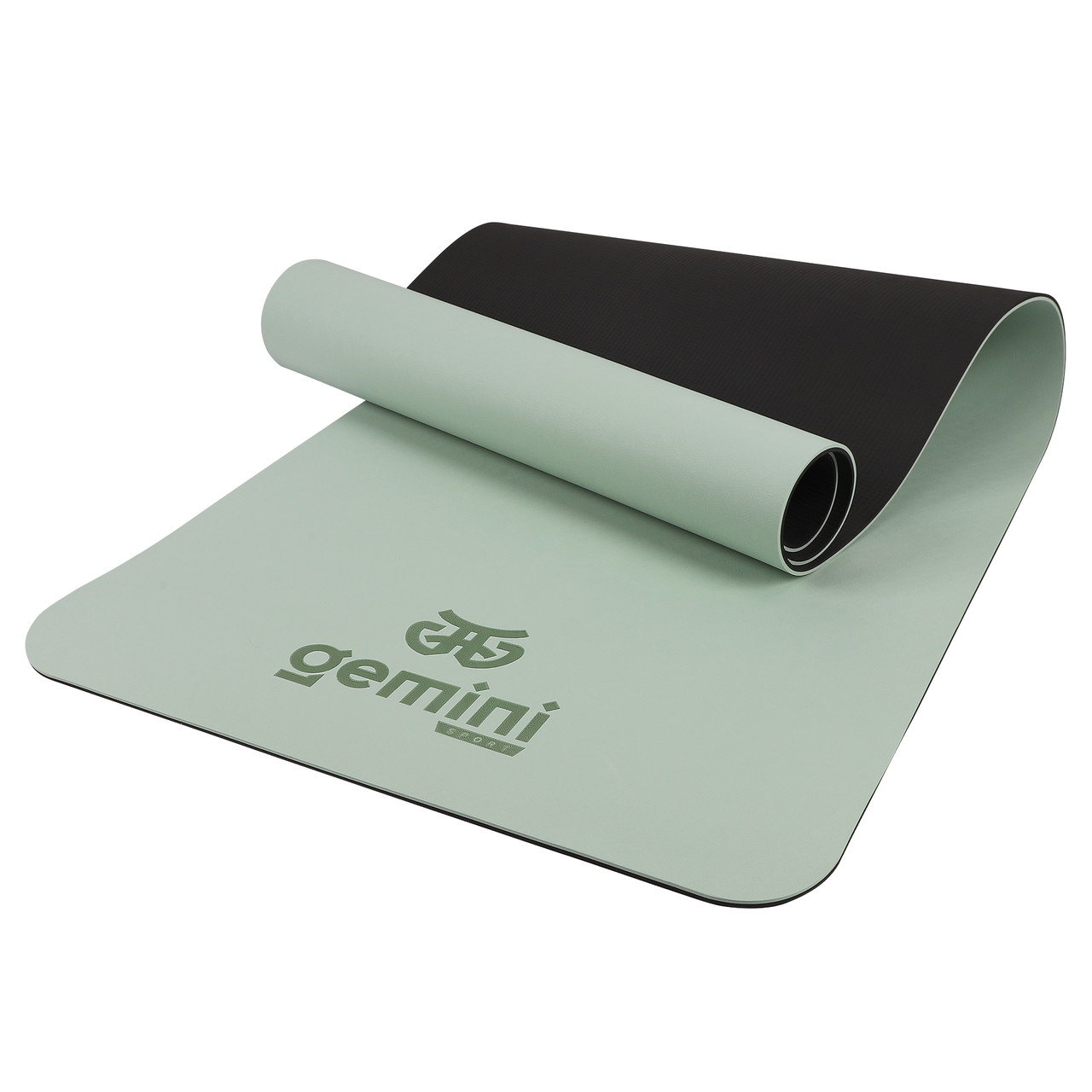 Килимок для фітнесу та йоги Gemini Sport TPE+TC 6мм GE-60032, фото 1