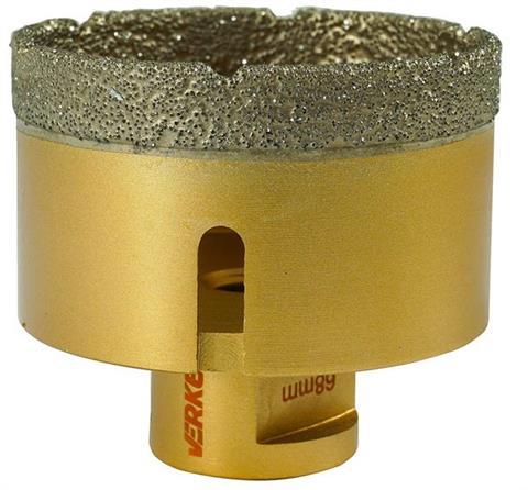 Коронка для плитки Verke V05168 алмазна коронка для УШМ