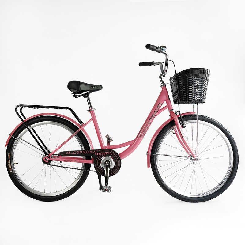 Велосипед міський Corso «TRAVEL» 26`` TL-26611 + КОШИК