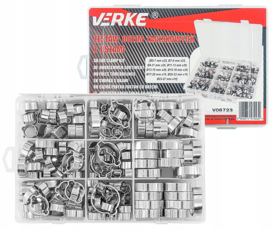 Затискні проуши Verke V06723 Комплект зажимних проушин