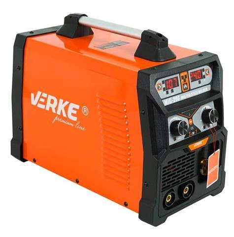 Зварювальний апарат з функцією гарячого старту Verke V75014 комбінований зварювальний апарат MIG/MMA/TIG
