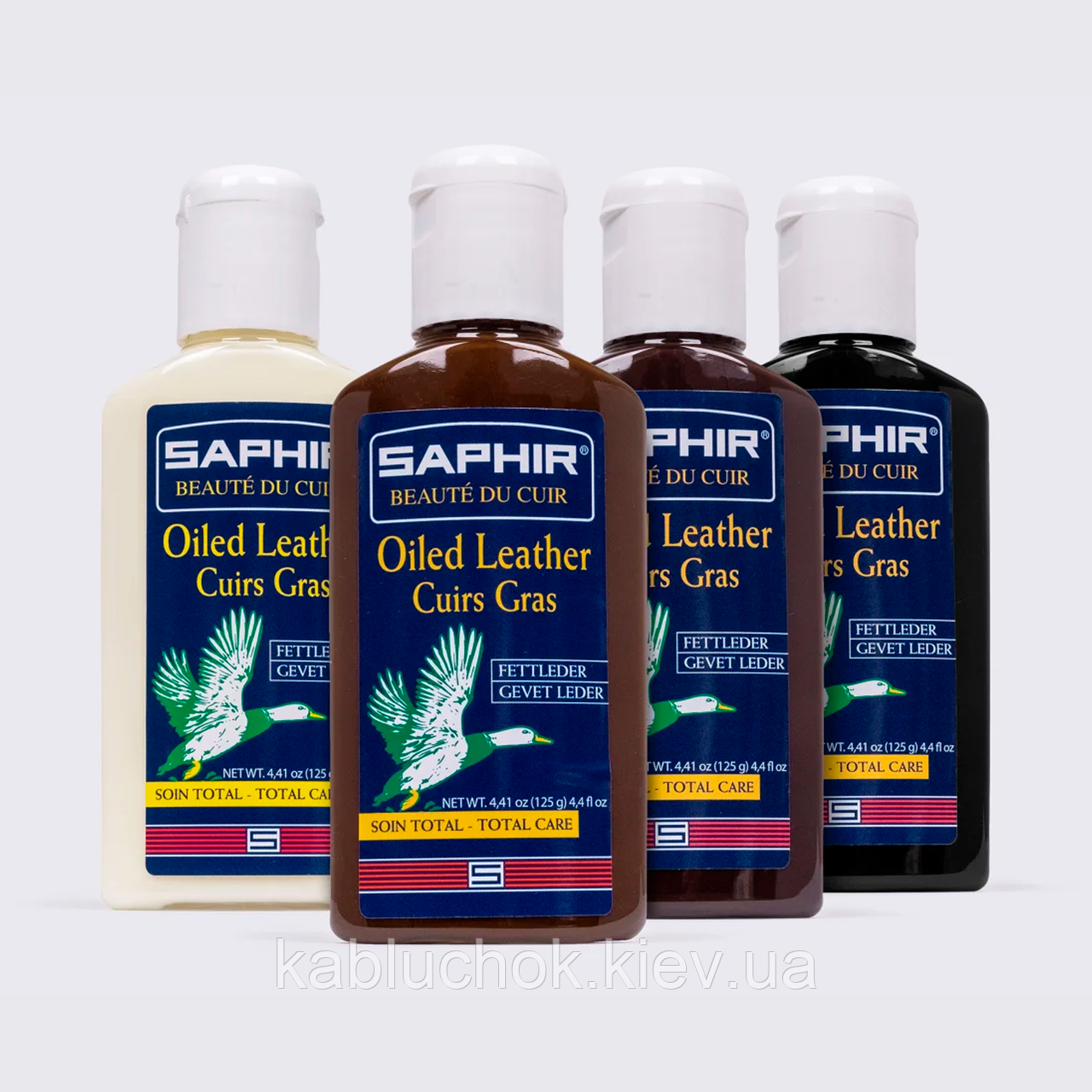 Крем-бальзам для жованої шкіри, Saphir Greasy Leather, 125 мл (4 кольори на вибір), фото 1