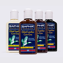 Крем-бальзам для жованої шкіри, Saphir Greasy Leather, 125 мл (4 кольори на вибір)