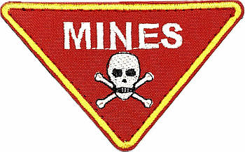 Шеврон сувенірний Череп Mines