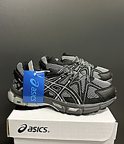 Утеплені кросівки Asics Gel Kahana 8 Black Grey Асікс Кахана термо чорно-сірі для чоловіків і жінок, фото 6