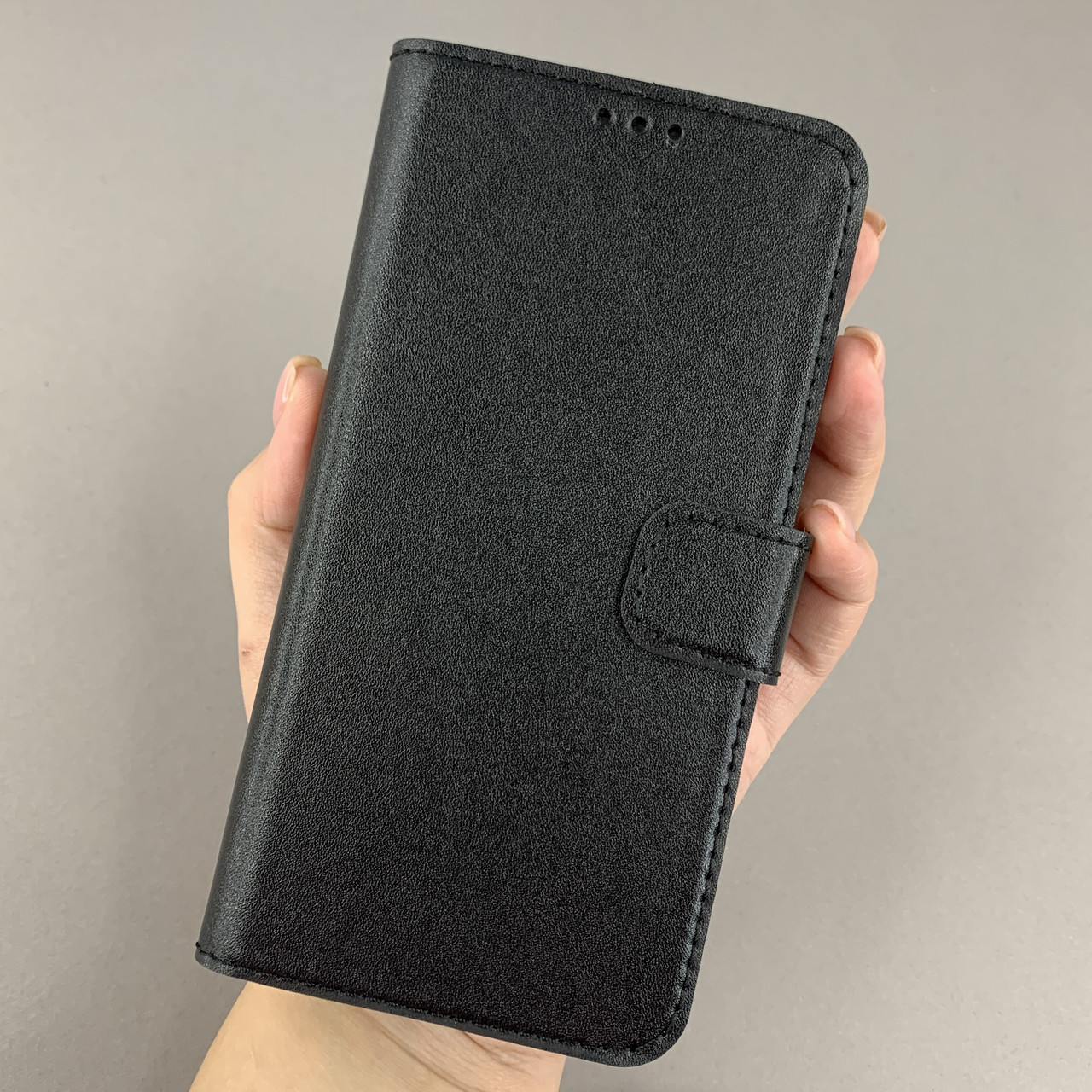 Чохол-книга для Apple iPhone 11 Pro Max чохол з хлястиком із захистом камери на айфон 11 про макс чорна b6r