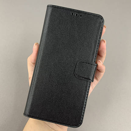 Чохол-книга для Apple iPhone 11 Pro Max чохол з хлястиком із захистом камери на айфон 11 про макс чорна b6r, фото 1