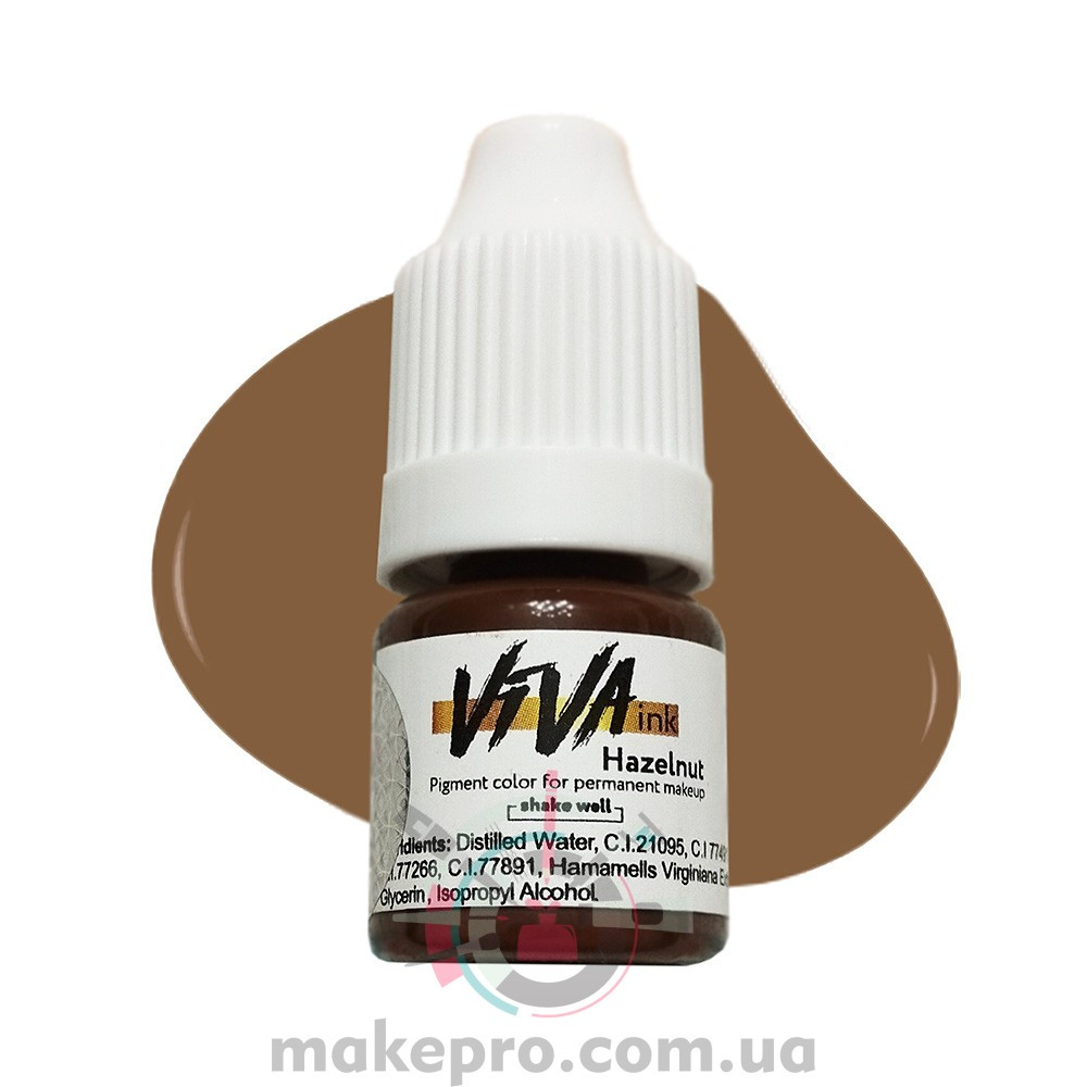 4 ml Пігмент Viva ink Eyebrows №5 "Hazelnut", фото 1