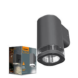 Архітектурний LED світильник VIDEX |GU10, 220V, IP54| Чорний VVL-AR071G