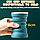 Складна туристична силіконова склянка з кришкою 320 мл, компактний аксесуар для подорожей Eco-221 Синій, фото 9