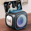 Портативна Bluetooth-колонка TG359 7W з RGB-підсвіткою, гучна колонка для вечірки. Колір: чорний, фото 9