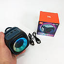 Портативна Bluetooth-колонка TG359 7W з RGB-підсвіткою, гучна колонка для вечірки. Колір: чорний, фото 6