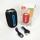 Портативна Bluetooth-колонка TG653 USB з ремінцем, акумуляторна колонка для музики. Колір: чорний, фото 6