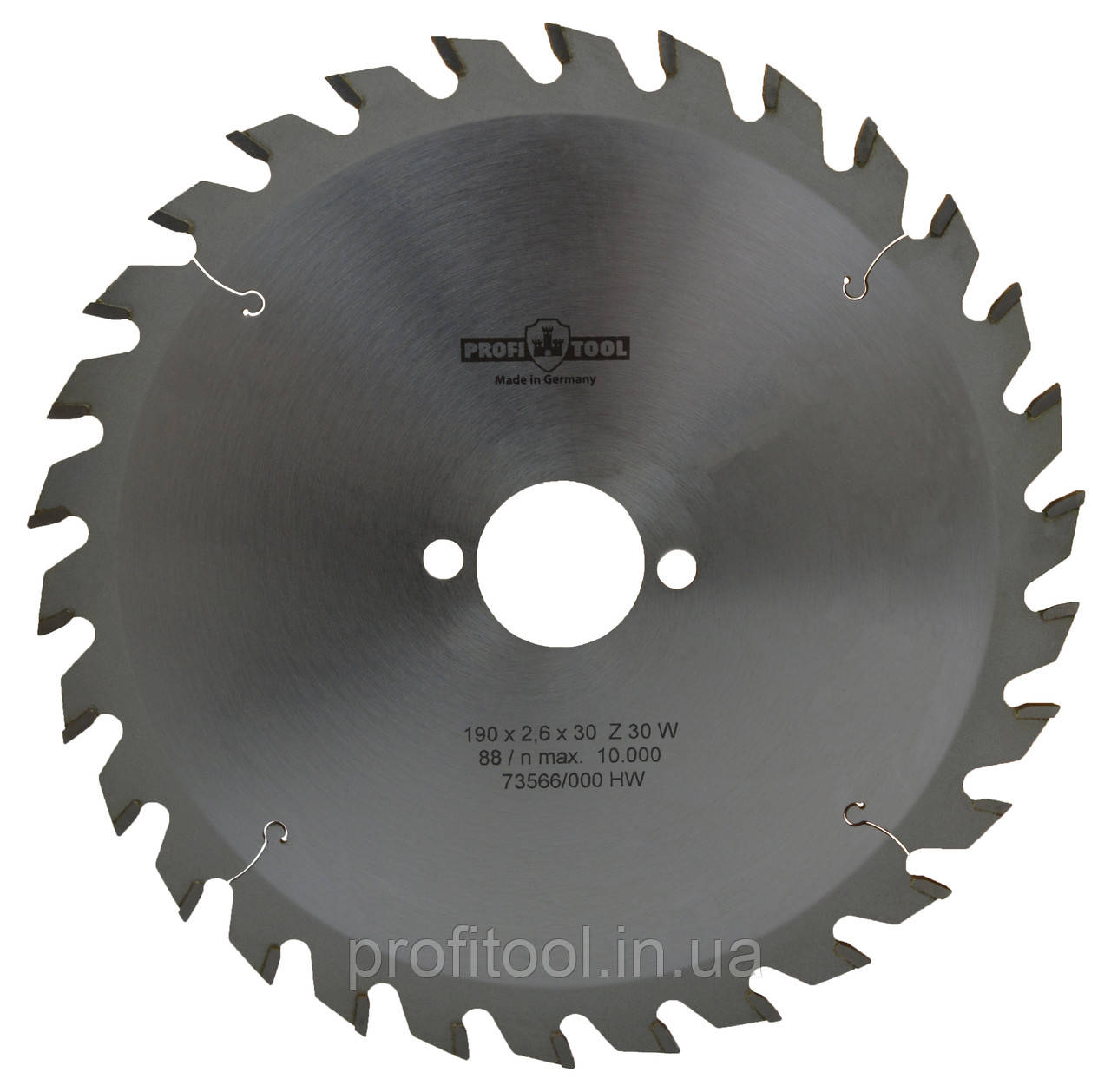 Диск пиляльний PROFITOOL - 190х2,6х1,6х30 мм Z=30, W (ATB) (2119010)
