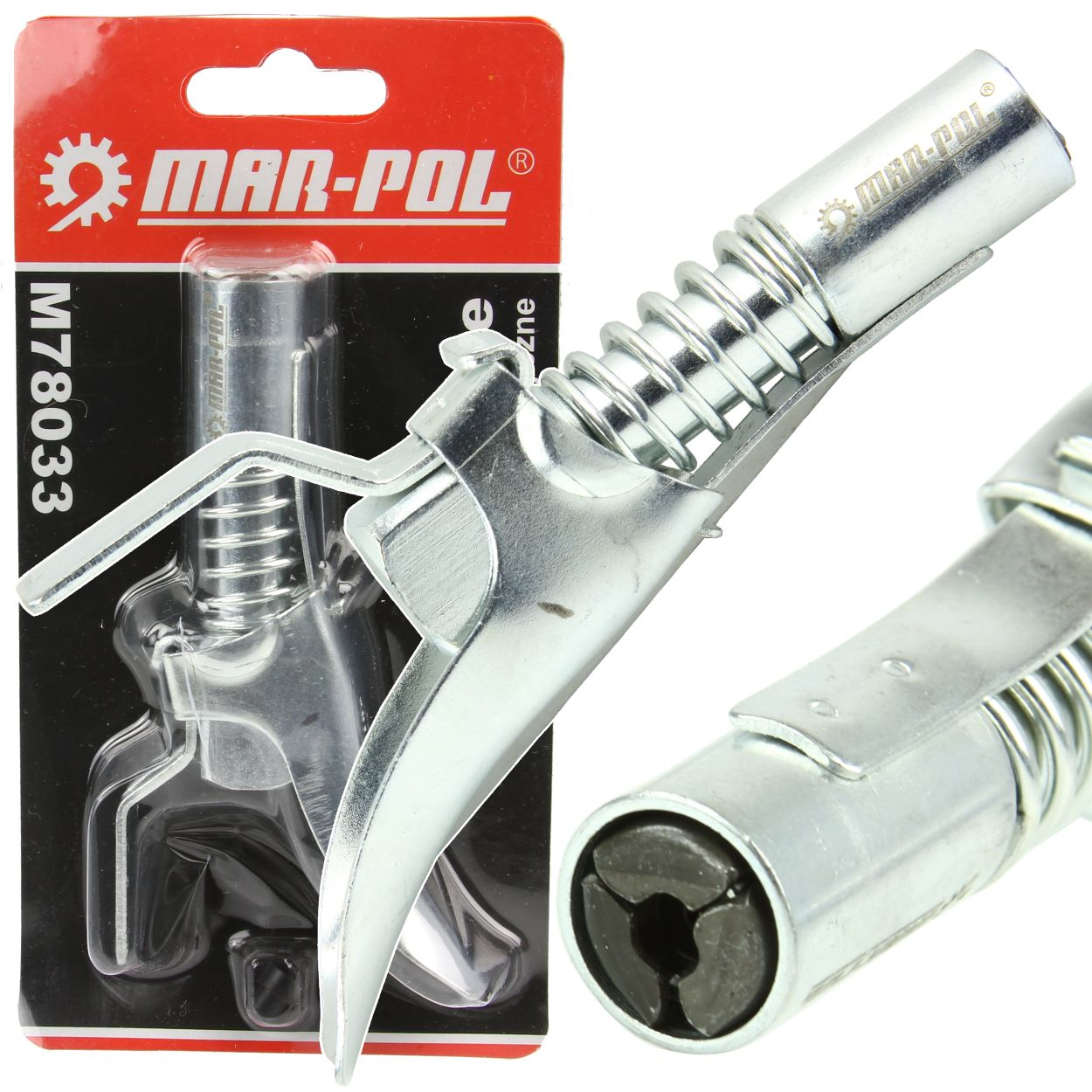 Автоматичний наконечник для шприца MAR-POL M78033 наконечник для мастильного шприца