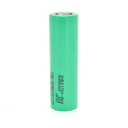 Акумулятор 21700 Li-Ion Samsung INR21700-50S 5000mAh, 50A, 4.2/3.6/2.5V, Green, фото 1