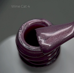 Гель лак Saga - Wine cat 4 Котяче око Wine cat 10 мл