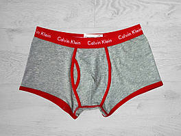Чоловічі труси хіпси СаІvіn КІеіn 365 сірі з червоним поясом