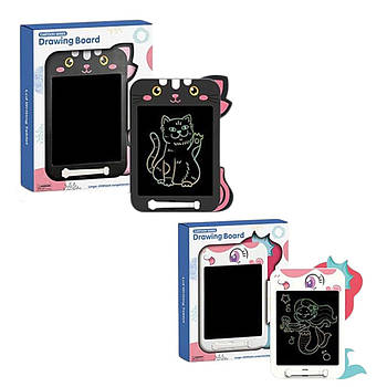 Дошка для малювання (LCD планшет, 2 види, кольоровий, 10 дюймів, трафарет, на батарейках) WQ659-660