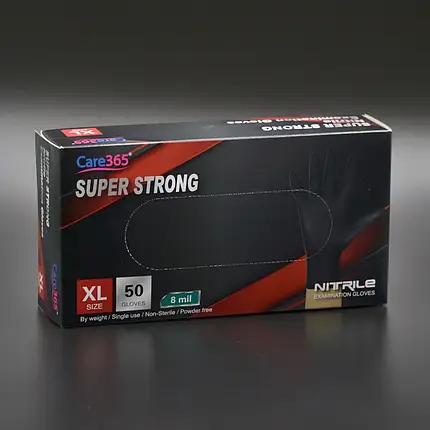Рукавички нітрил суперміцні "Care365" Super Strong (XL) 8 грам, фото 1