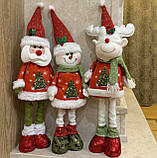 М'яка іграшка Санта на телескопічних ногах, фото 2