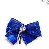 Новорічна прикраса 6 см | ялинкові бантики українські патріотичні | бант новорічні іграшки, фото 4