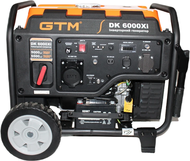 Генератор бензиновый інверторний GTM DK 6000Xi