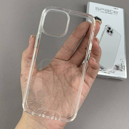 Чохол для Apple iPhone 13 Mini чохол з металевими кнопками на телефон айфон 13 міні прозорий q01r, фото 1