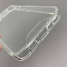 Чохол для Apple iPhone 13 Mini чохол з металевими кнопками на телефон айфон 13 міні прозорий q01r, фото 3