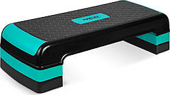 Степ-платформа Neo-Sport Step NS-402 - чорно-бірюзова