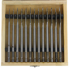 Лопатоподібні сверла Набір свердел по дереву 13 шт. (6-25 мм) Свердло по дереву M22415