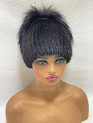 Жіноча шапка з хутра ондатри  "Фата"