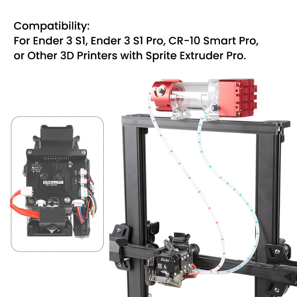 Водяне охолодження Creality CR-W01 для 3D принтера Creality Ender-3S1/PRO/PLUS/CR-10 Smart Pro Sprite