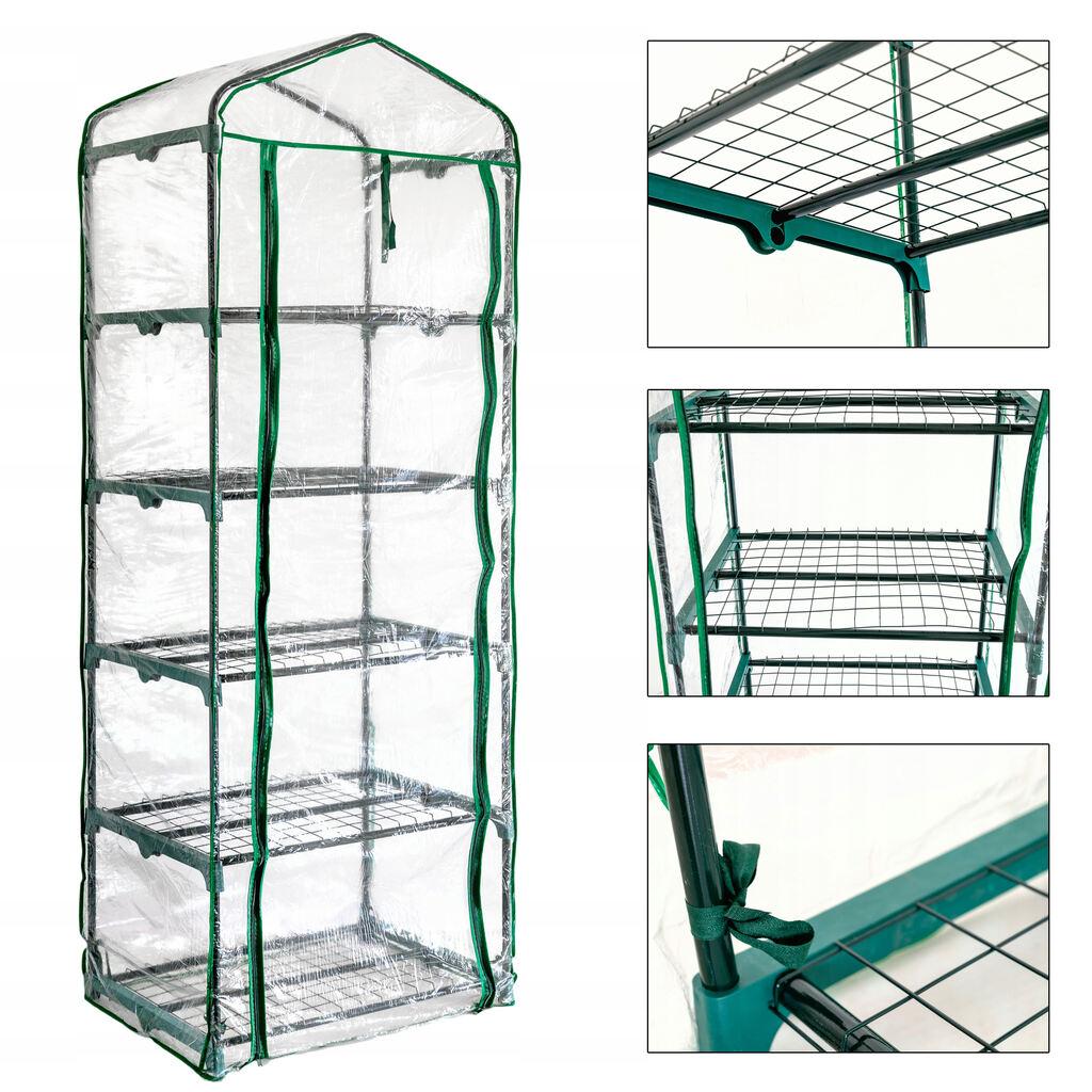 Балконна компактна теплиця 69x50x195 см M85005 теплиця для вирощування рослин теплиця для квітів, фото 1